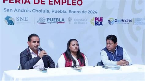 Presenta Ayuntamiento de San Andrés Cholula Primera Feria del Empleo de