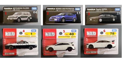 Hot Wheels Matchbox Takara Tomy Tomica Premium No 04 Mitsubishi Pajero 3 Mitsubishi Lancer
