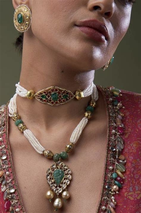 Pin By Lakshmi On Beads Jewellery Moroccan Jewelry Neck Pieces