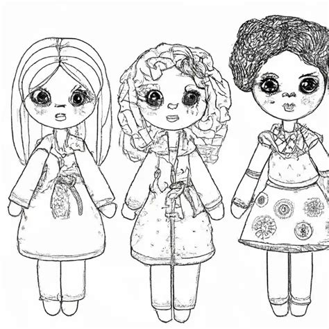 Desenho De Bonecas Fofas - 5