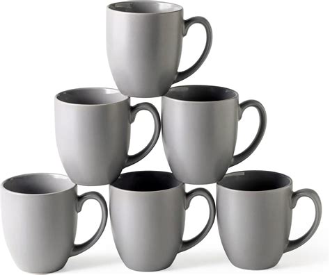 Amazon Mora Ceramic Large Latte Mug Set Of Oz Microwavable