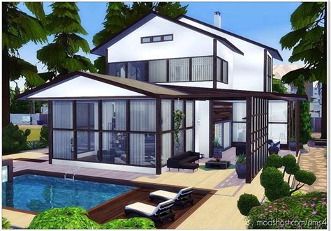 Modern House 24 [No CC] : r/sims4_mods