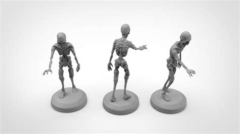 Archivo Stl Gratis Figura Impresa En 3d De Un Esqueleto No Muerto・objeto Para Impresora 3d Para