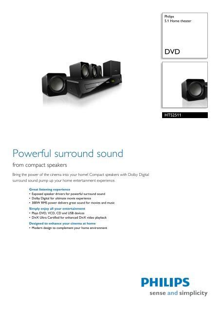 Philips DVD Home Theater User Manual ESP 54 OFF