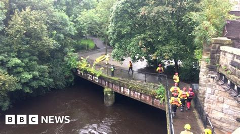 Fast Flowing Water Halts River Kelvin Body Search BBC News