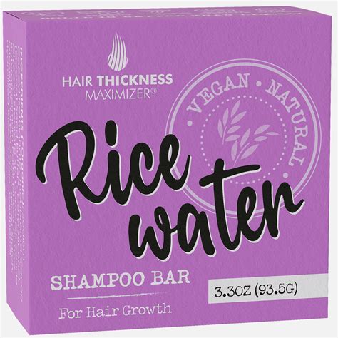 Rice Water Shampoo Bar For Hair Growth Hair Thickness Maximizer