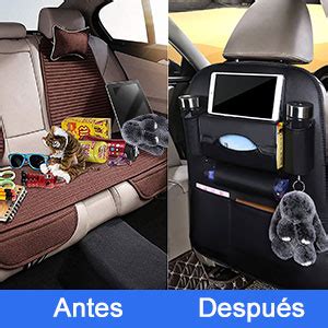 Organizador Para Asiento Trasero Auto Pzs Organizador Para Auto Con