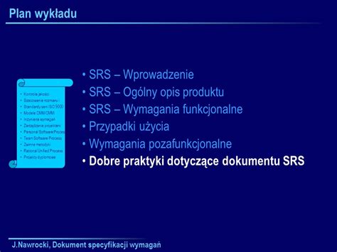 Dokument Specyfikacji Wymaga Ppt Pobierz