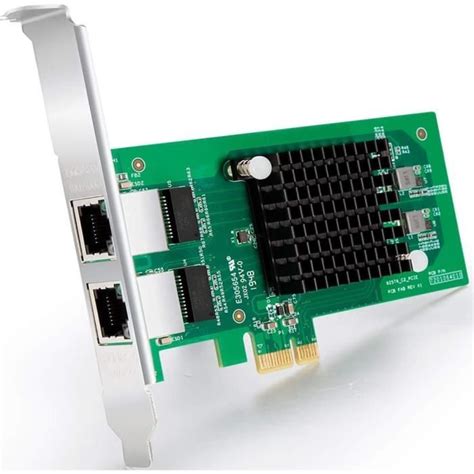 Gigabit Pcie Carte Réseau Intel 82576 E1G42Et Chip 1Gb Carte Réseau