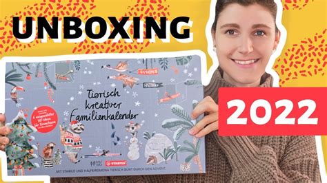 Stabilo Adventskalender Unboxing Youtube