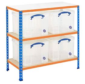 Big Shelving Bay With X Litre Really Useful Boxes