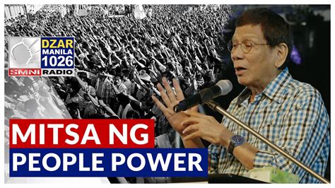 Pag Aresto Kay Fprrd Maaaring Mitsa Para Sa Panibagong People Power