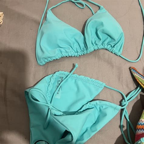 Blue Shein Bikini Never Worn Size M Depop