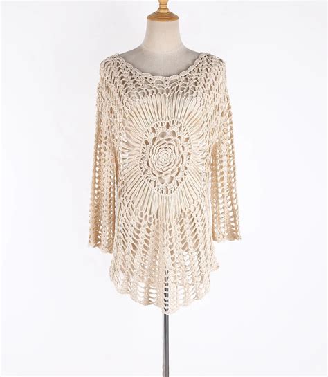 Custom Swimwear Beach Cover Up Knit Hand Crochet Bikini Outer Skirt Style Cover Up Beach Wear