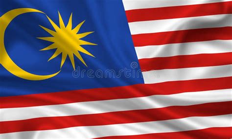 Malaysia Flag stock photo. Image of ripple, kuala, wind - 88870344