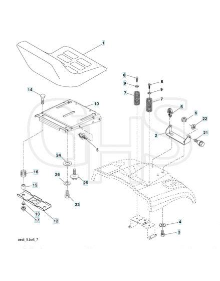 Husqvarna Ct131 Seat GHS