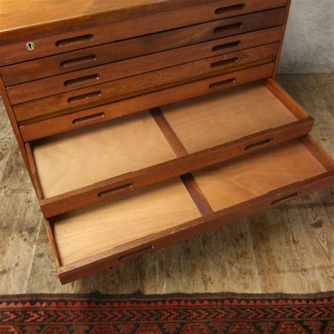 Mid Century Architects Plan Chest - 0402h – Mustard Vintage