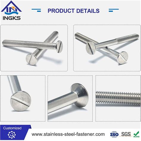 China Slotted Csk Head Machine Screws Suppliers Manufacturers