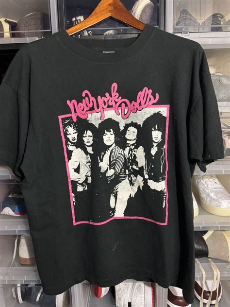 Vintage New York Dolls 90s Black T Shirt Xl Single Stitch Ebay