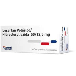 Losartan Pot Sico Hidroclorotiazida Mg Mg Comprimidos