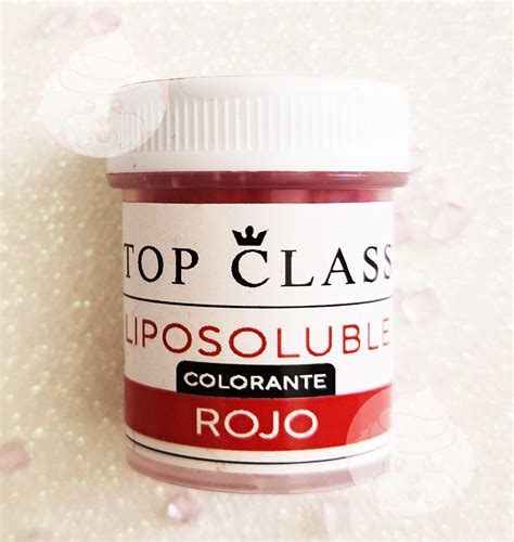 Colorante Rojo Liposoluble Polvo Top Class G Milo Milo Patisserie By