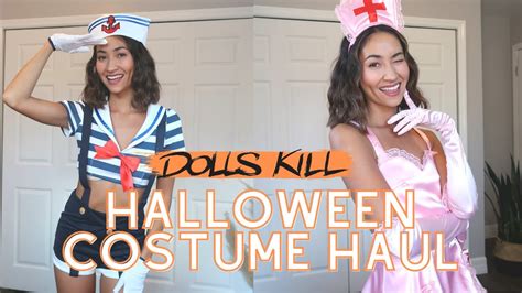 Dolls Kill Halloween Costume Try On Haul Review 2021 Youtube