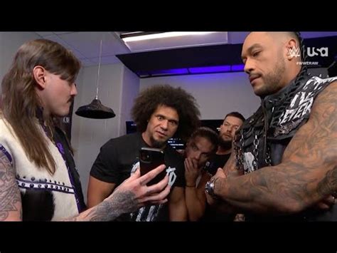 The Judgement Day Backstage Segment Wwe Raw Youtube