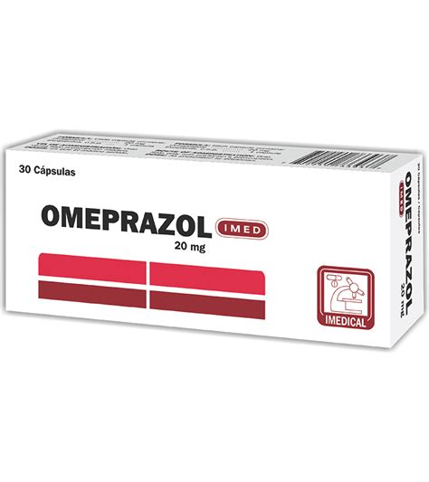 Omeprazol Imed 20 mg caja x 30 cápsulas Laboratorios Quimifar