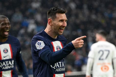 Lionel Messi Scores 700th Club Goal Against Marseille Get French