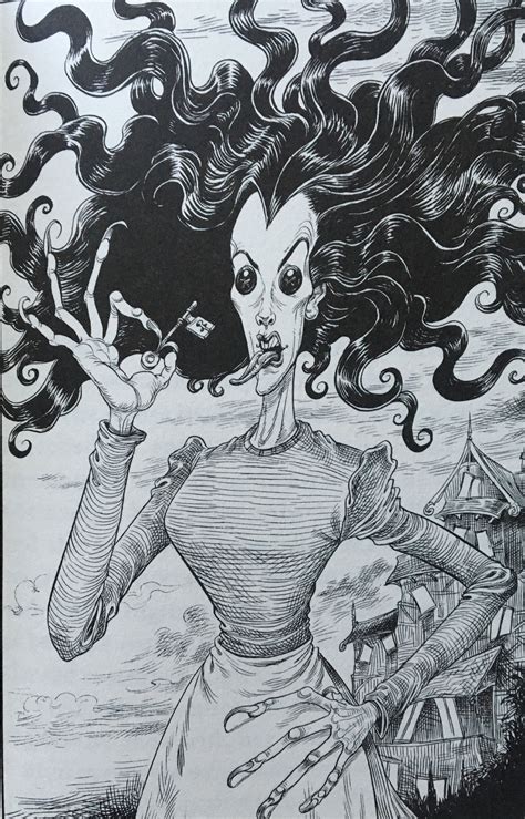 Chris Riddell illustration from Neil Gaiman s Coraline Ilustrações