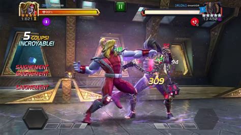 Omega Red 4r1 Vs Morningstar 5r5 Marvel Mcoc Youtube