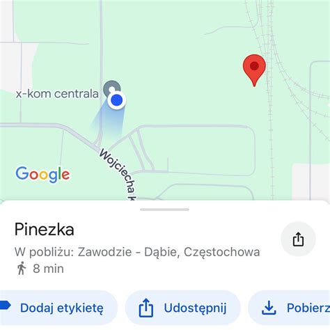 Jak wysłać pinezkę z lokalizacją w Google Maps Geex