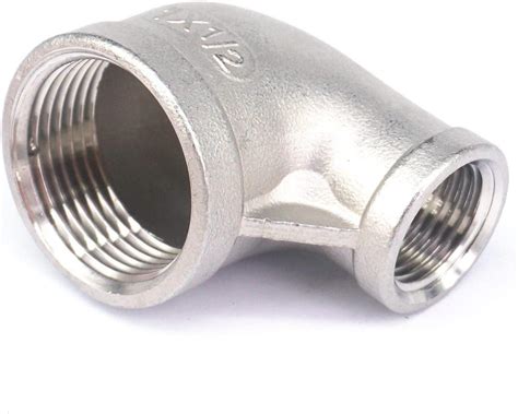 1 Bs To 12 Bsp Female 304 Stainless Steel Reducing Elbow Connector Pipe Fitting