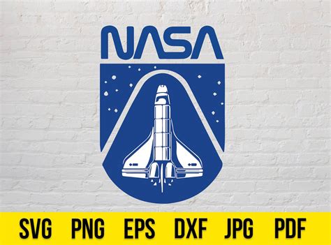 Nasa Svg Nasa Logo Svg Nasa Circle Logo 3 Color Layered Svg Etsy