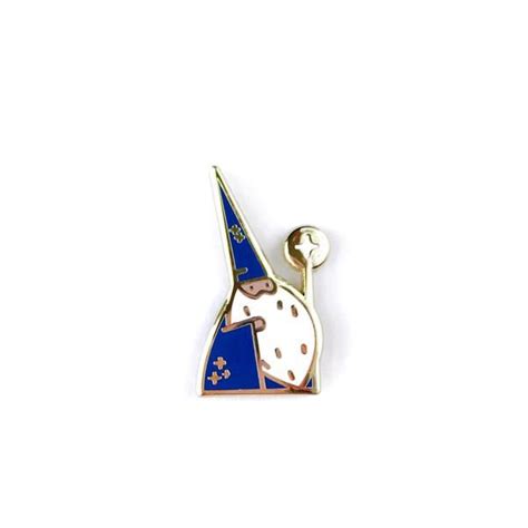 Gnome Wizard Lapel Pin Oktotally The Pink Samurai