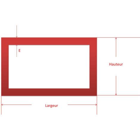 Tubo Rectangular Aluminio 60x30 Mm Largo En Metros 1 Metros