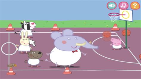 Game Video Peppa Pig In Gym Class Peppa Pig Cartoon Youtube