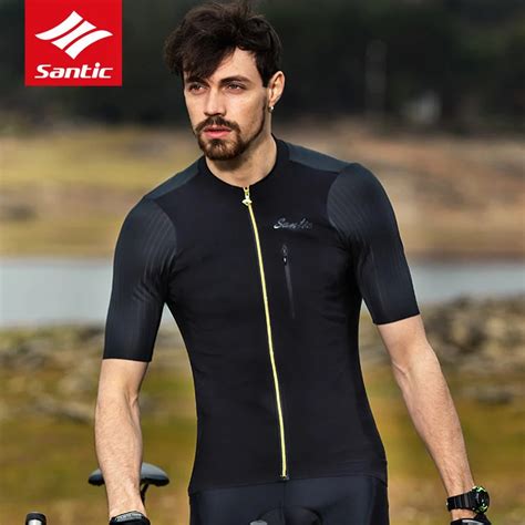 Santic Camisetas De Ciclismo De Manga Corta Para Hombre Ropa De