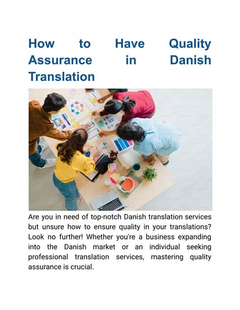 PPT Elevating Danish Translation Quality Assurance Standards