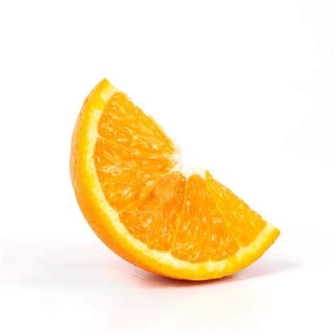 Fruta Naranja Sobre Fondo Blanco Aislado Foto Premium