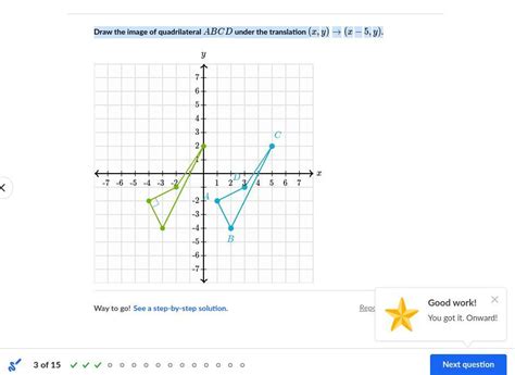 Draw The Image Of Quadrilateral Abcd Under The Translation X Y X Y