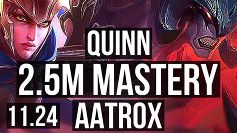 Quinn Vs Aatrox Top 2 5m Mastery 6 2 5 Dominating Kr Diamond