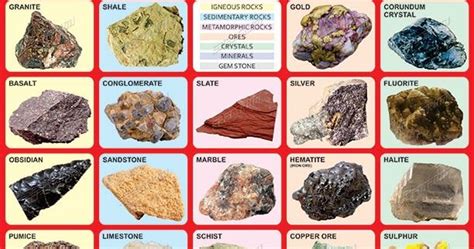 Chart 171 - Rock & Minerals