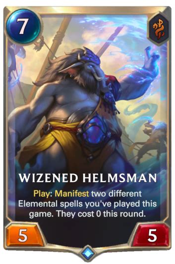 Wizened Helmsman :: Legends of Runeterra Card :: RuneterraFire