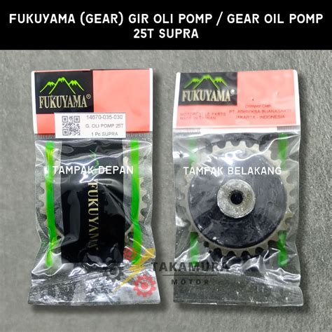 Jual Fukuyama Gear Gir Oli Pomp Gigi Pompa Oli T Motor Supra