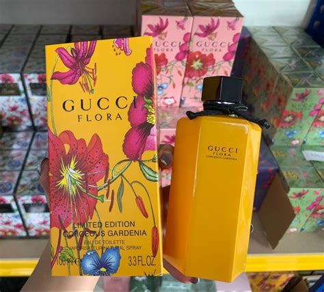 GUCCI FLORA LIMITED EDITION GORGEOUS GARDENIA EDT 100ML YELLOW