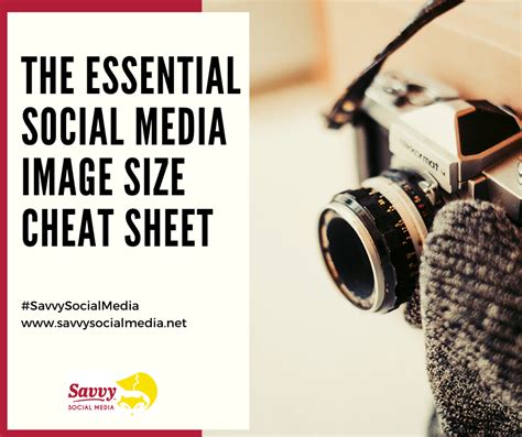 Social Media Image Sizes And Aspect Ratios A Cheat Sheet For Eve