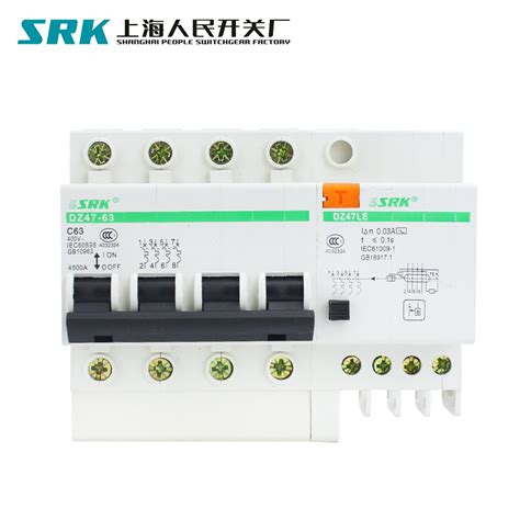 Dz47le 63 4p 40A Small Earth Leakage Circuit Breaker Household Leakage