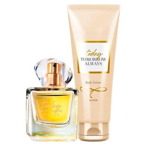 AVON TTA TODAY ZESTAW PREZENT DLA KOBIETY WODA PERFUMOWANA BALSAM