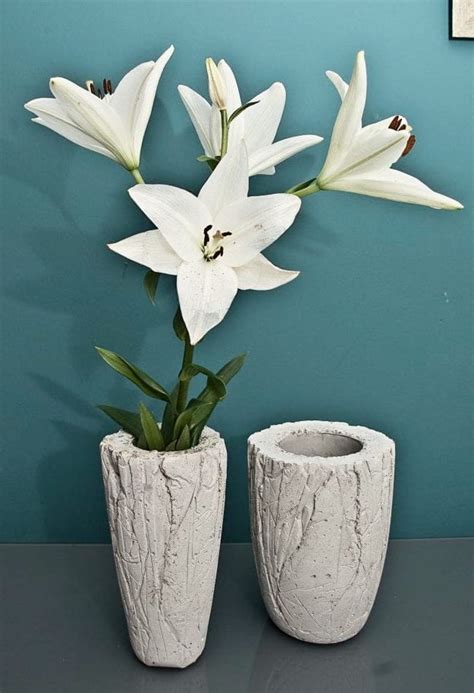 Coole Bastelidee für DIY Vase aus Beton fresHouse